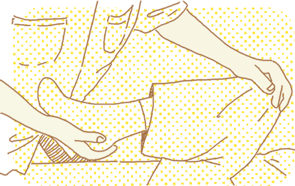 ヘッドアイケアコースのイラスト